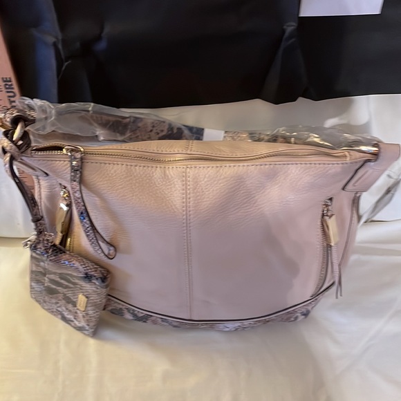 b. makowsky Bags Brand New Never Used Tan B Makowsky Zipper Top